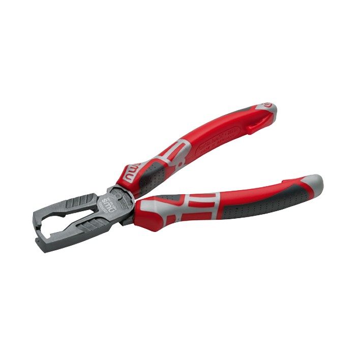 NWS 1451-69-180-SB Multifunctional Wire Stripping Pliers MultiCutter, 180mm
