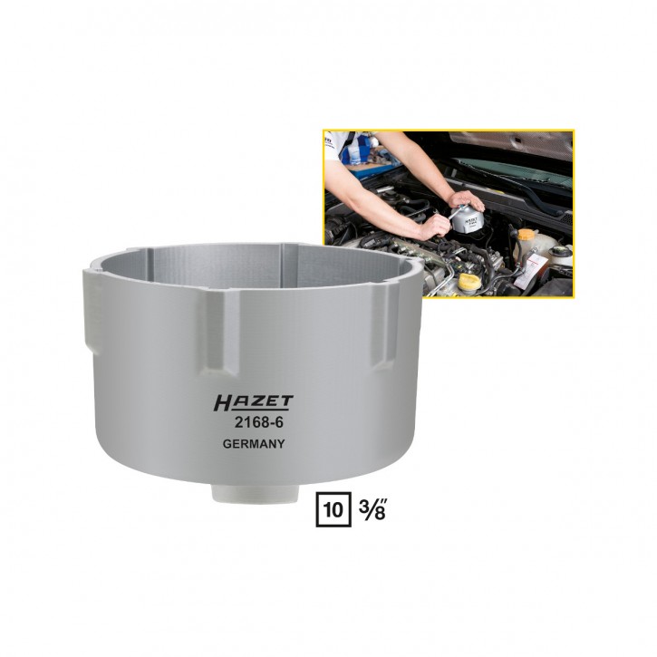 HAZET 2168-6 Fuel filter releasing tool, Ø 117.5 mm