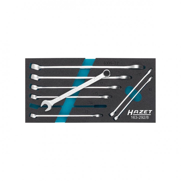 HAZET 163-292/8 Combination wrench set, 8pcs.