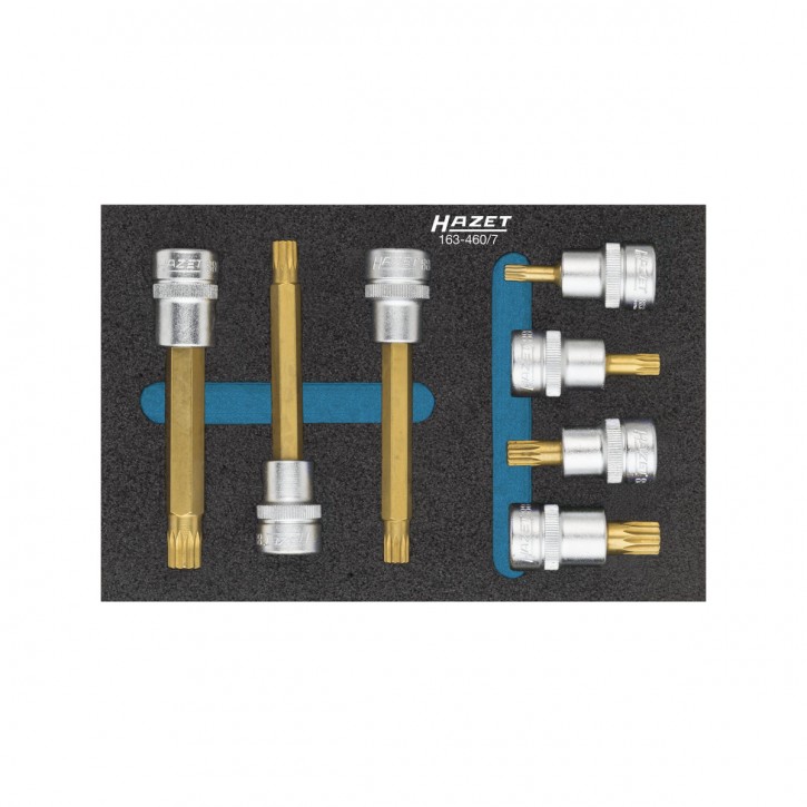 HAZET 163-460/7 Screwdriver socket set, 7pcs.