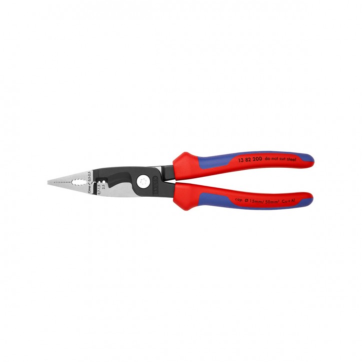 KNIPEX 13 82 200 SB Pliers for Electrical installation, 200 mm