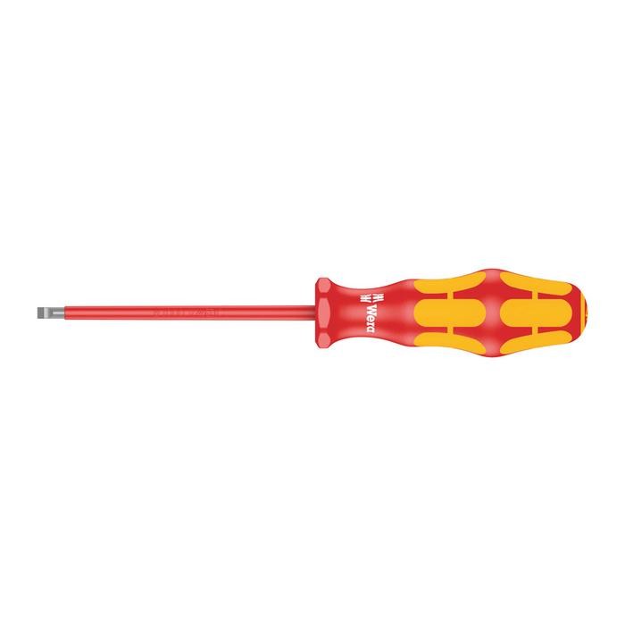 Wera 05006130001 VDE-Screwdriver slotted 160 i, size 1.2 x8.0 x 175.0 mm
