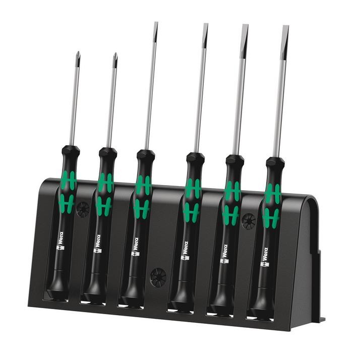Wera 2035/6 A Screwdriver set and rack for electronic applications (05118150001)