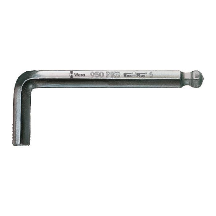Wera 950 PKS L-key, metric, chrome-plated (05133156001)