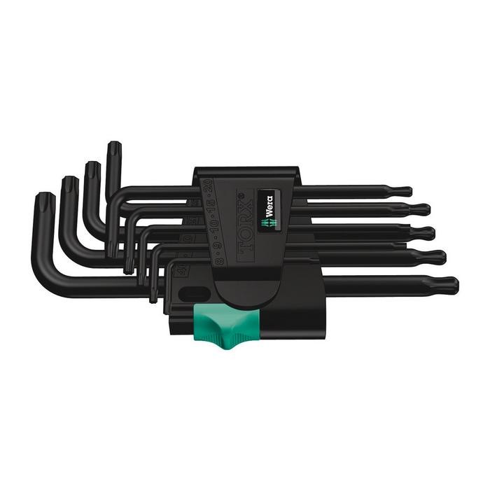 Wera 967/9 TX 1 L-key set, BlackLaser (05024242001)