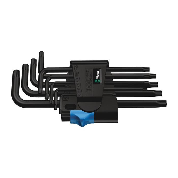 Wera 967/9 TX HF 1 L-key set with holding function, BlackLaser (05024244001)