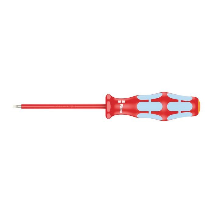 Wera 3160 i VDE Insulated Screwdriver for slotted screws, stainless (05022729001)