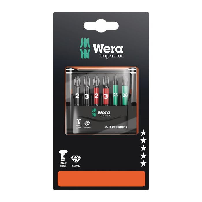 Wera Bit-Check 6 Impaktor 1 SB (05073890001)