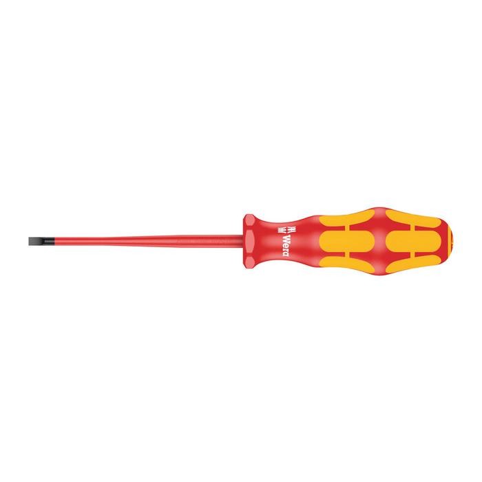 Wera 05006441001 VDE-Screwdriver slotted 160 iS, 0.8 x 4.0 x 100.0 mm
