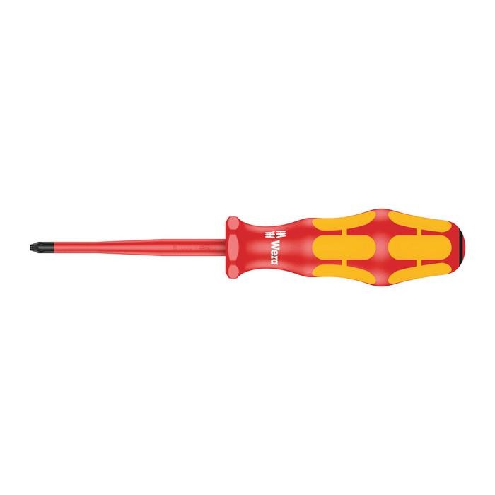 Wera 165 iS PZ VDE Insulated screwdriver with reduced blade diameter for Pozidriv screws (05006460001)