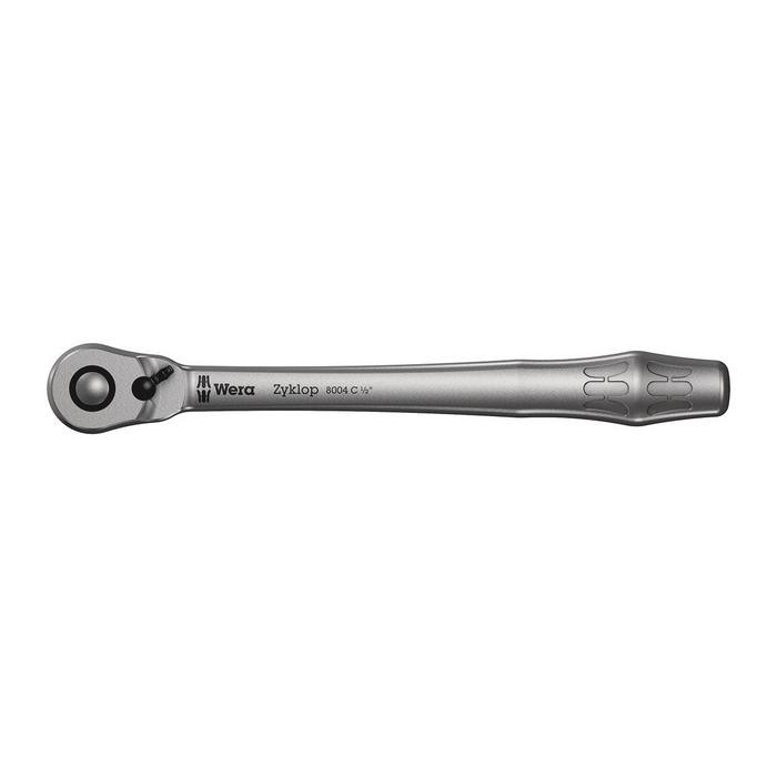 Wera 8004 C Zyklop Metal Ratchet with switch lever and 1/2&quot; drive (05004064001)