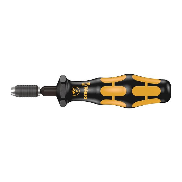 Wera Serie 7400 ESD Kraftform pre-set adjustable torque screwdrivers (0.1-1.0 Nm) with quick-release chuck (05074828001)