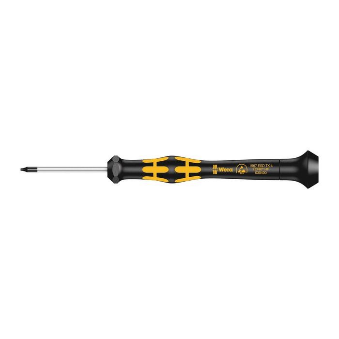 Wera 1567 TORX® HF ESD Kraftform Micro screwdriver with holding function for TORX® screws (05030400001)