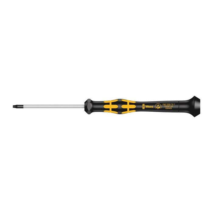 Wera 1567 TORX® HF ESD Kraftform Micro screwdriver with holding function for TORX® screws (05030403001)