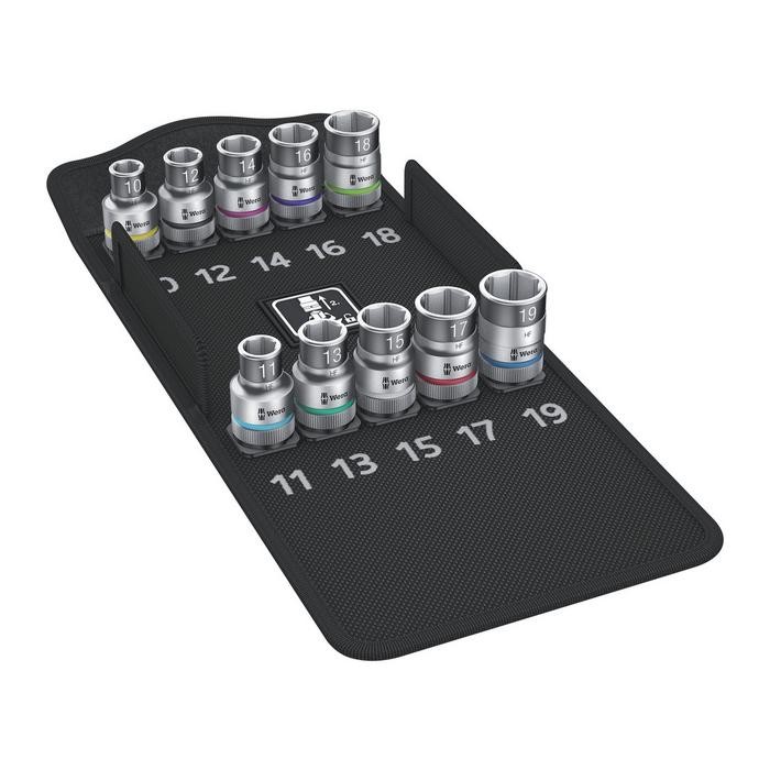 Wera 8790 HMC HF 1 Zyklop socket set with 1/2&quot; drive, with holding function (05004203001)