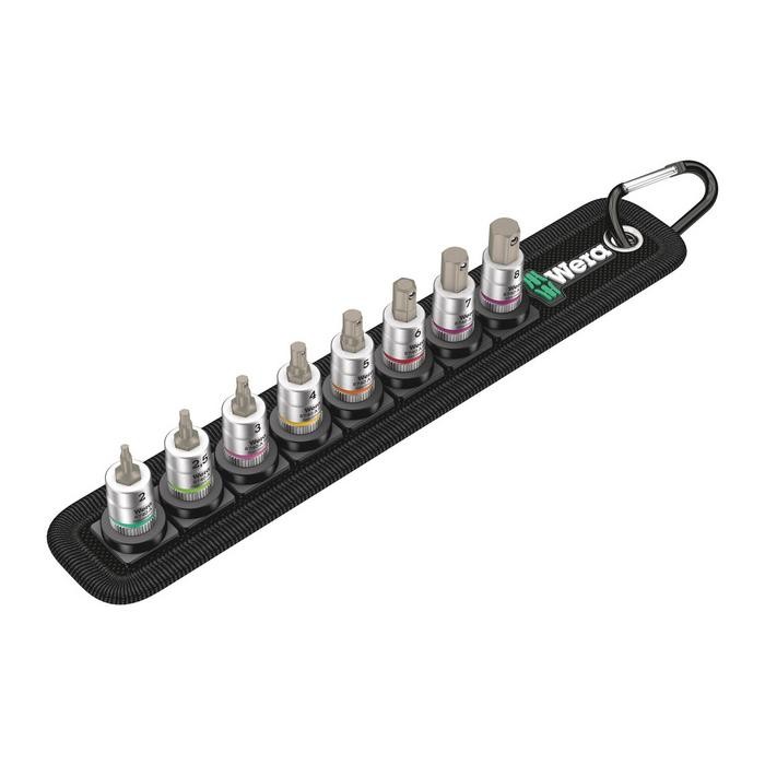 Wera Belt A 2 Zyklop In-Hex-Plus bit socket set with holding function, 1/4&quot; drive (05003881001)