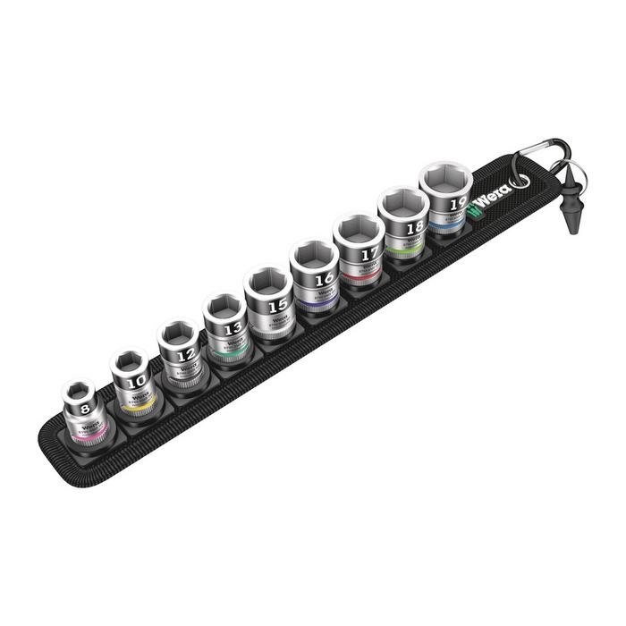 Wera Belt B 1 Zyklop socket set with holding function, 3/8&quot; drive (05003970001)