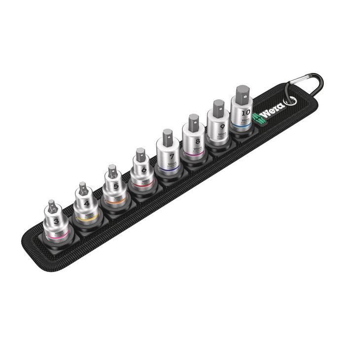 Wera Belt B 2 Zyklop In-Hex-Plus bit socket set with holding function, 3/8&quot; drive (05003971001)