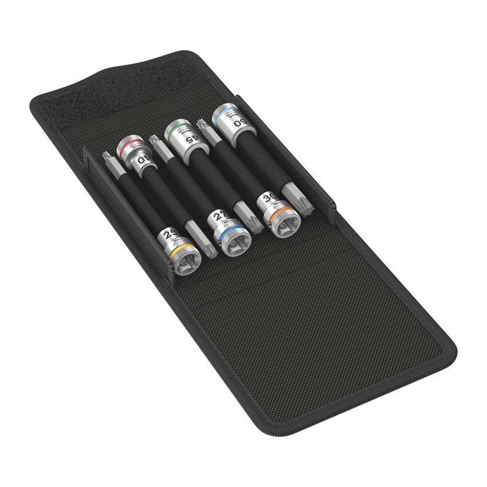Wera 8767 B TORX® HF 1 Zyklop bit socket set with holding function, 3/8&quot; drive (05003185001)
