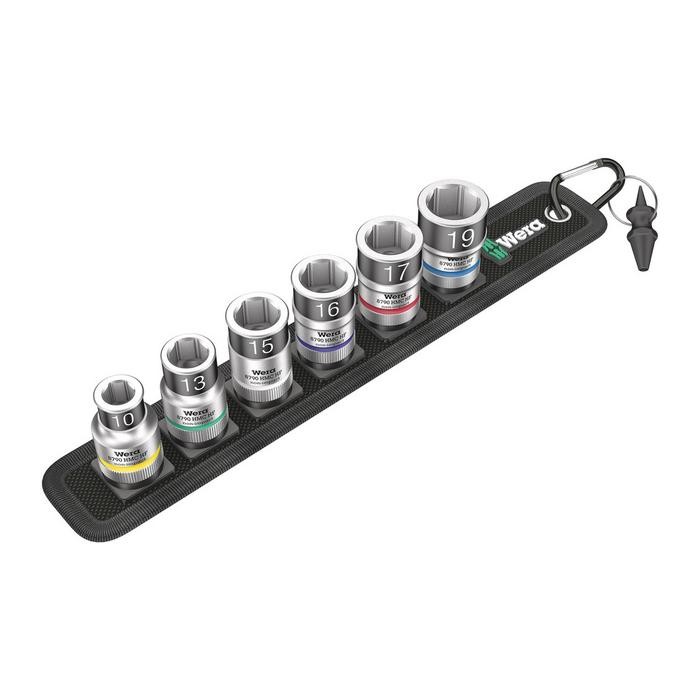Wera Belt C 1 Zyklop socket set with holding function, 1/2&quot; drive (05003995001)