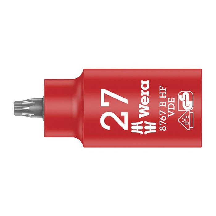 Wera 8767 B VDE HF TORX® Zyklop bit socket, insulated, with holding function, 3/8â drive (05004922001)
