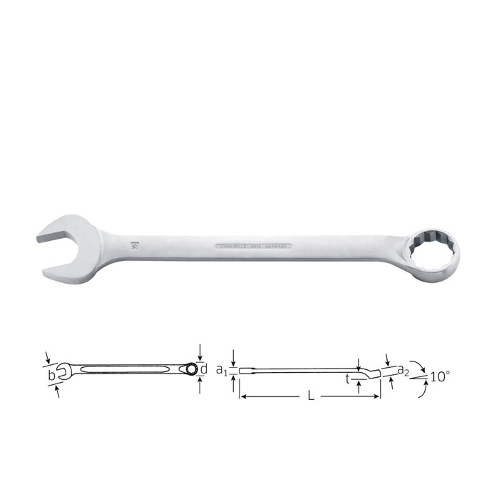 Stahlwille 40146565 Combination spanner 4014 65, size 65 mm