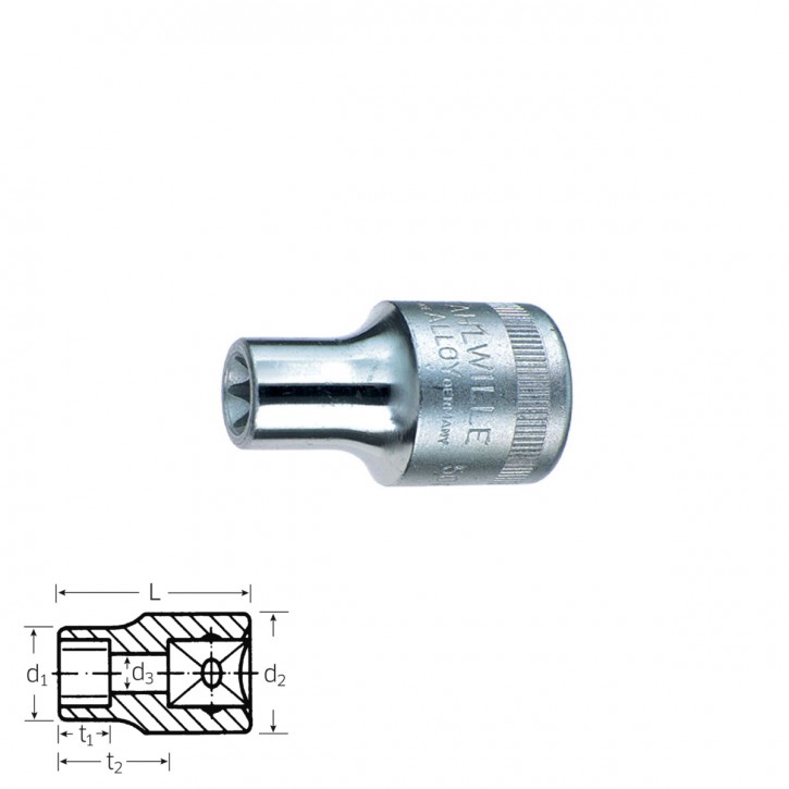 Stahlwille 03270016 TORX®-Socket 50TX E 16, size E16
