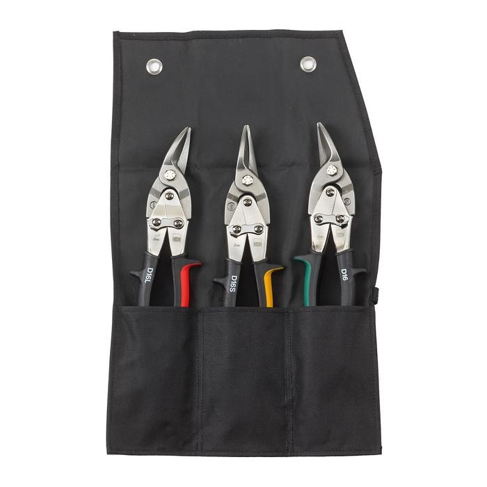 Bessey DSET16 Aviation snips-Set in pouch DSET16
