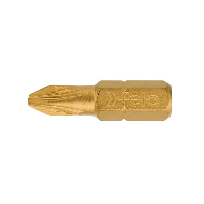 Felo 2102076 Bit, TiN C 6,3 x 25mm, 100 pcs.