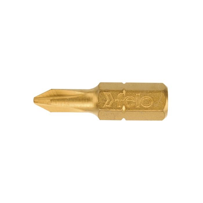 Felo 2200270 Bit, TiN C 6,3 x 25mm, extra slim