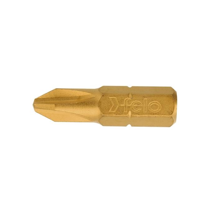 Felo 2201077 Bit, TiN C 6,3 x 25mm, 100 pcs.