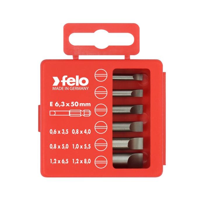 Felo 3091516 Profi bitbox 50 mm, 6-pce