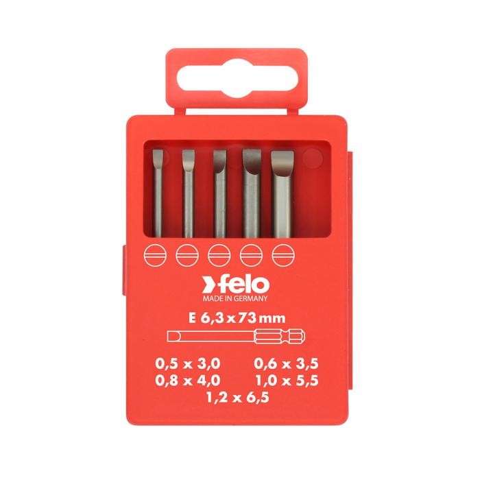 Felo 3091716 Profi bitbox 73 mm, 5-pce