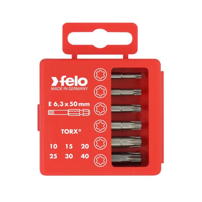 Felo 3691516 Profi bitbox 50 mm, 6-pce