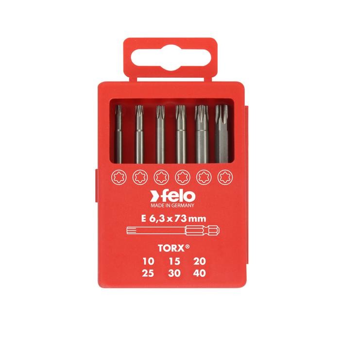 Felo 3691716 Profi bitbox 73 mm, 6-pce