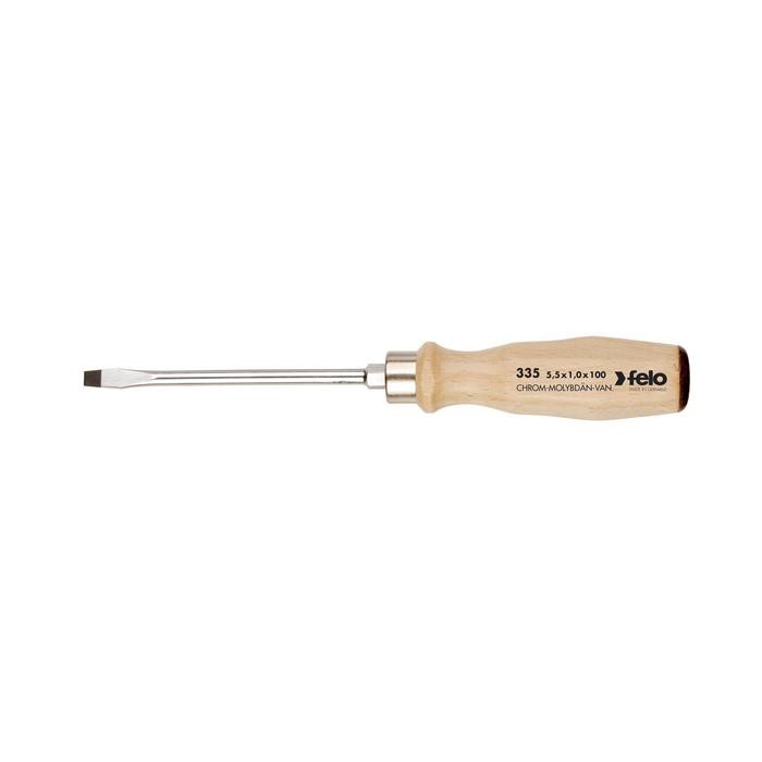 Felo 33504590 Screwdriver with wooden handle