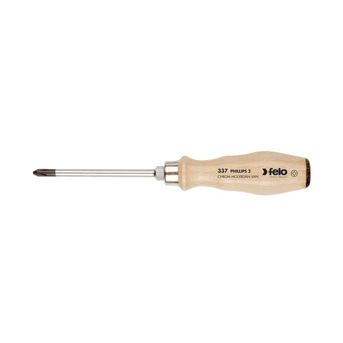 Felo 33710290 Screwdriver with wooden handle