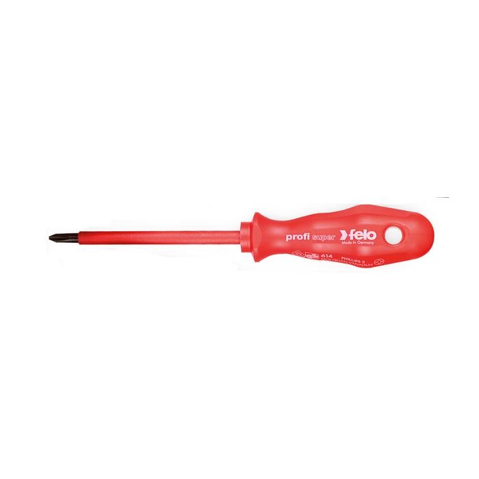 Felo 61410290 Screwdriver VDE, with 1-component handle