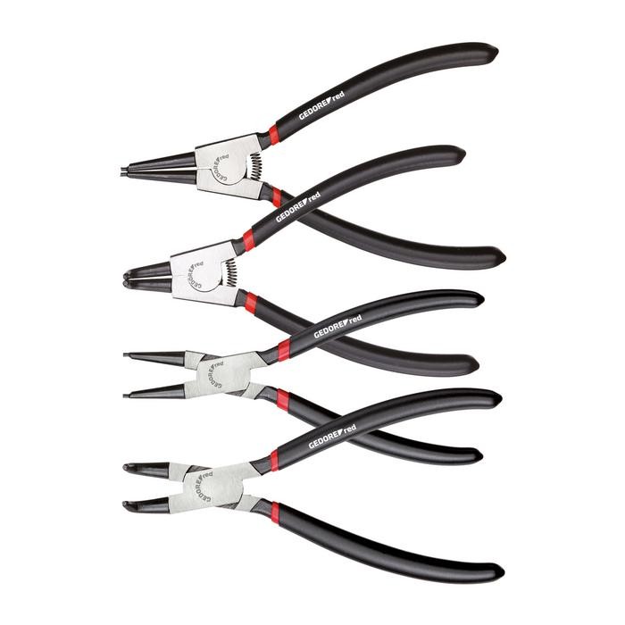 GEDORE-RED Circlip pliers set strght+offset 4pcs (3301156)