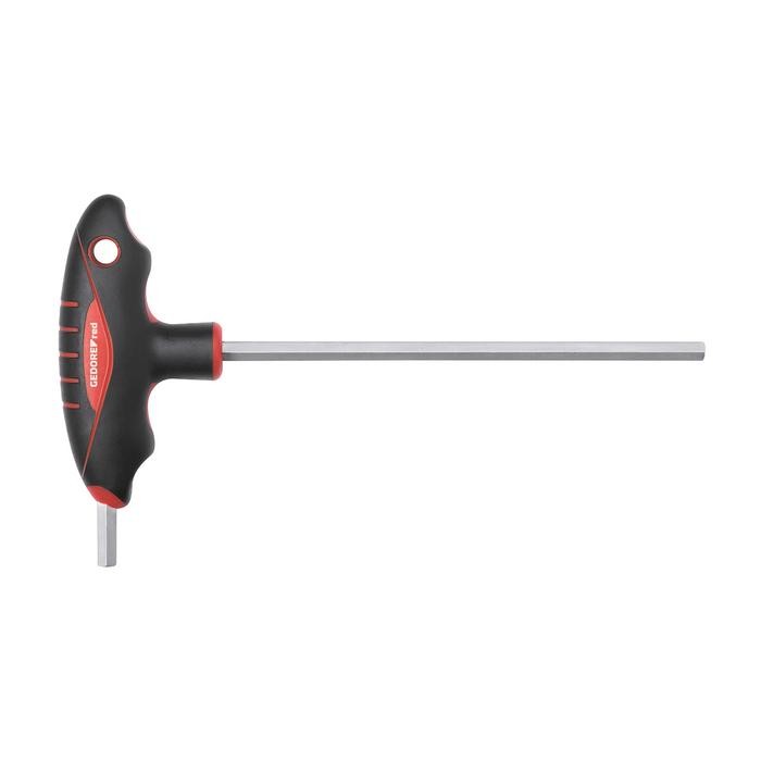 GEDORE-RED 2C-T-handle-offset screwdr. hex. size4mm (3301276)