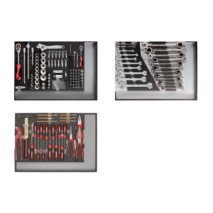 GEDORE-RED Tool set 3xCT-modules 129pcs (3301679)