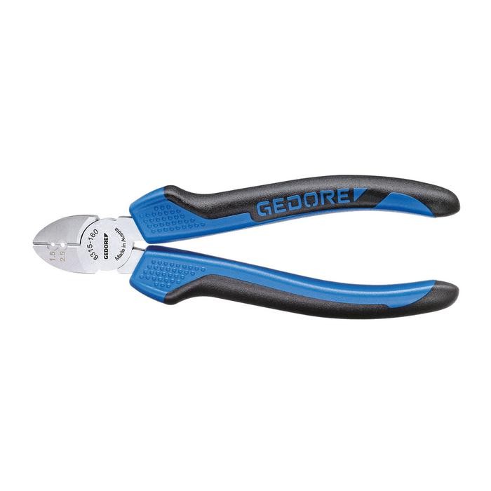 GEDORE Electricians&acute; side cutter 160 mm 2C-handle (1396722)