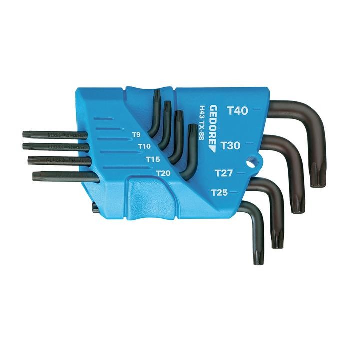 GEDORE Cranked socket key set 8 pcs TORX T9-T40 (1531425)