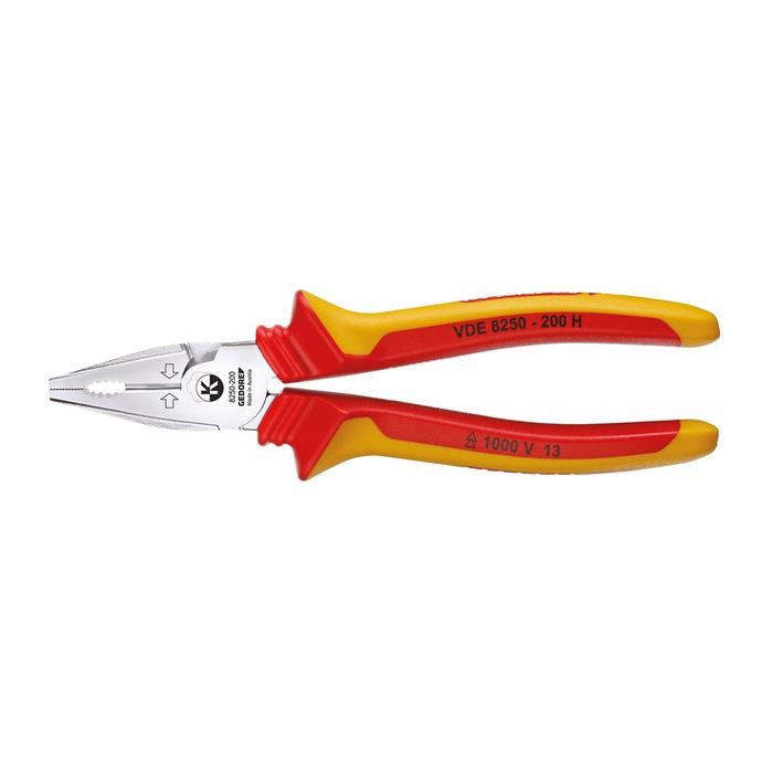 GEDORE VDE Heavy duty combination pliers with VDE insulating sleeves 200 mm (1550969)