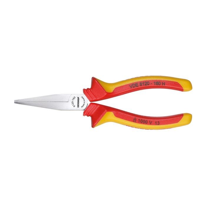 GEDORE VDE Flat nose pliers with VDE insulating sleeves (1552090)