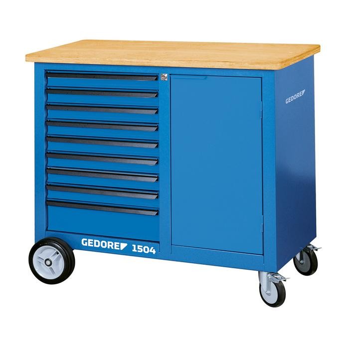 GEDORE Mobile workbench with 9 drawers (1814923)
