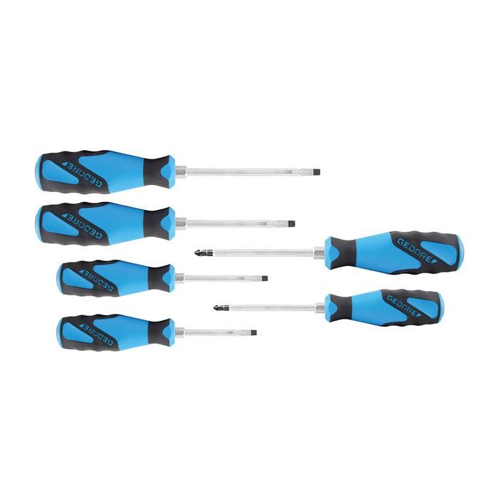 GEDORE 3C screwdriver set with striking cap set 6 pcs (1878743)