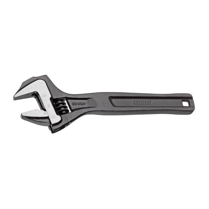 GEDORE 1966294 Adjustable spanner open end 60 S 8 P, 206.5 mm