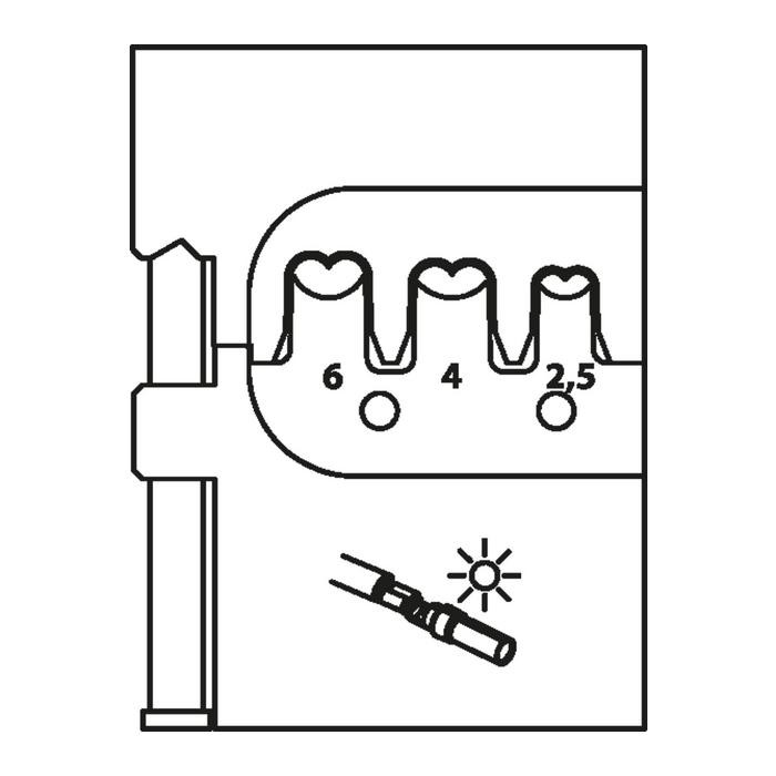 GEDORE Module insert for Multi Contact MC4 (2078104)
