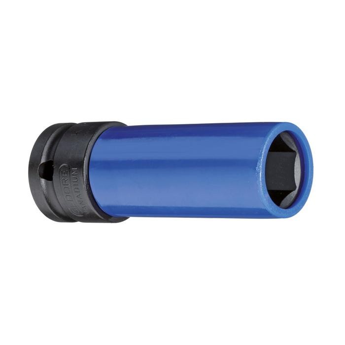 GEDORE Impact socket 1/2&quot; with protective sleeve, 17 mm (2178214)